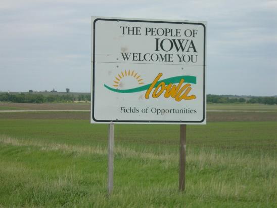 Iowa Board Sign